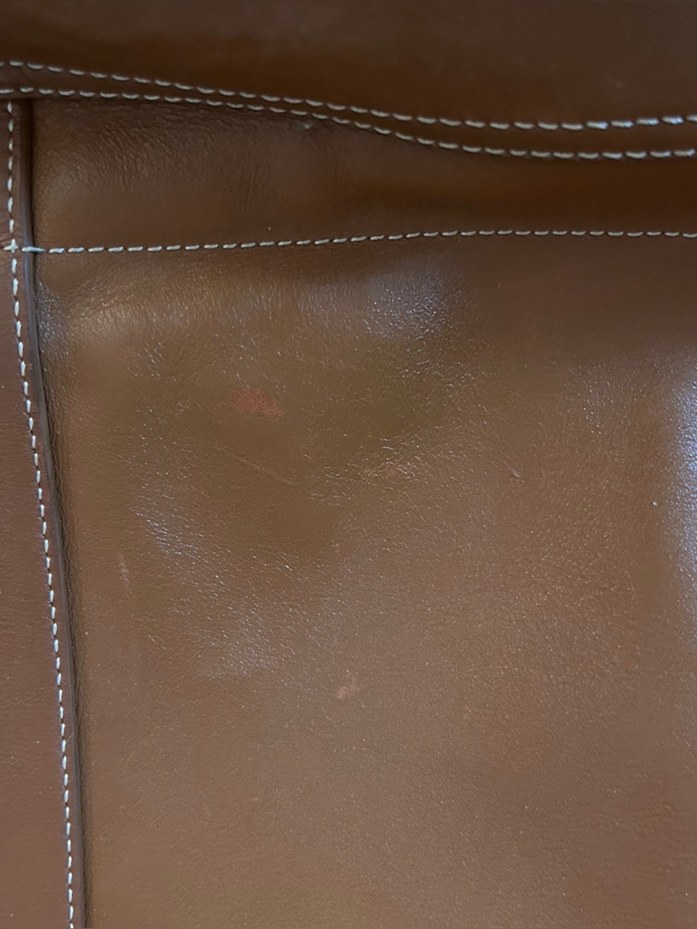 J. Crew Medium Montauk Leather Tote Bag in Rich Oak - Picture 14 of 16